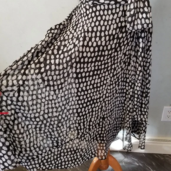 NWT Club Monaco Saffra Printed Ruffle Dress (I28) - Picture 5 of 8